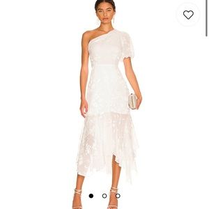 NEW ASTR The Label Santorini Dress in White